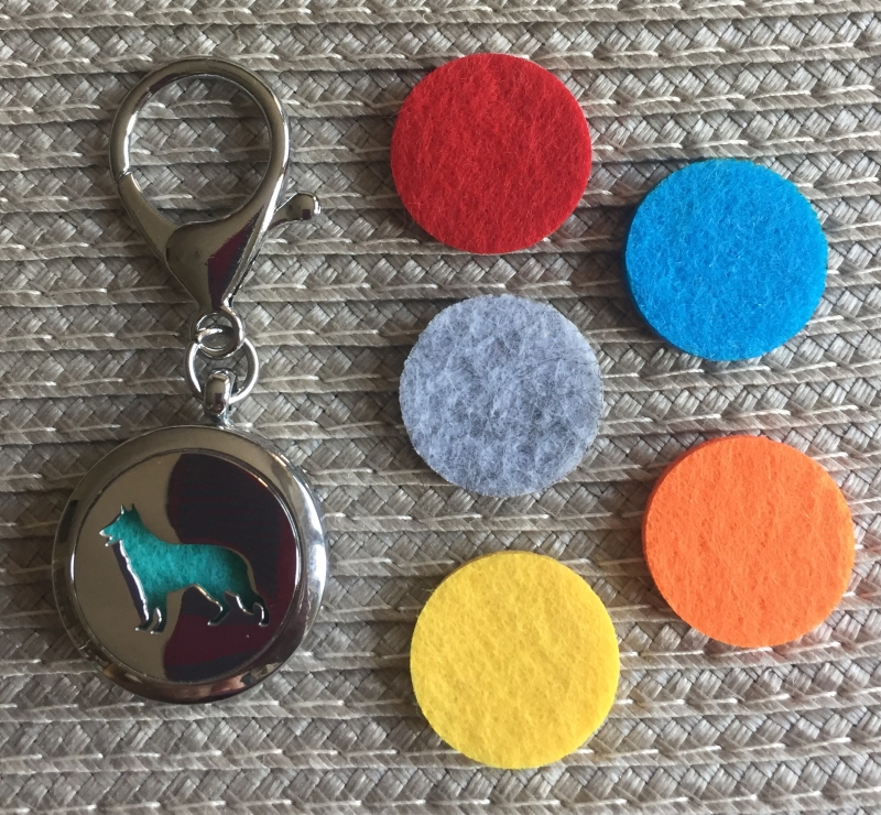 Schlüsslanhänger Hund Aromatherapie